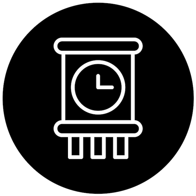 Diseño vectorial Estilo del icono de la basura de la terminal