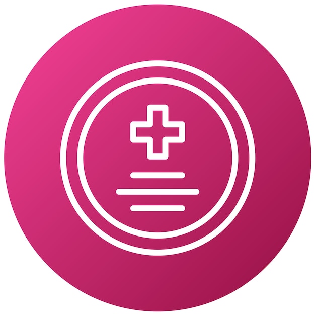 Diseño vectorial del estilo del icono de la batería CMOS