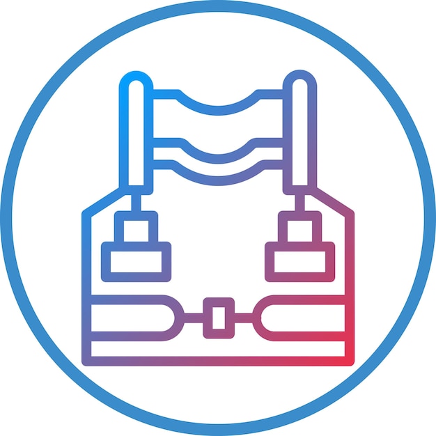 Diseño vectorial Estilo del icono BCD