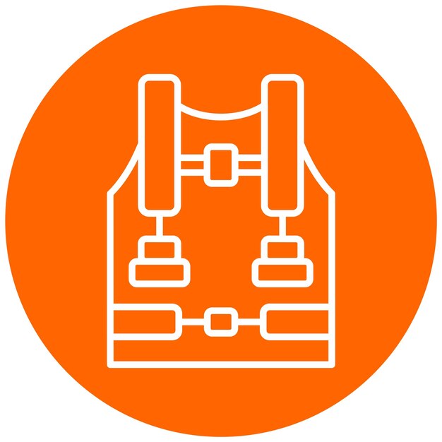 Diseño vectorial Estilo del icono BCD