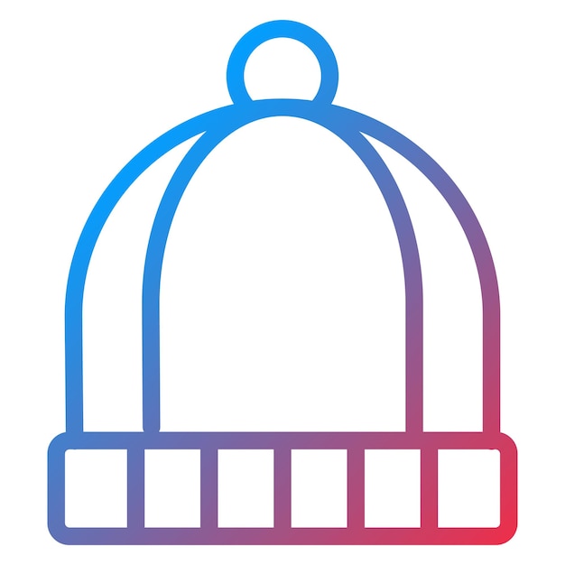 Diseño vectorial Estilo del icono de Beanie