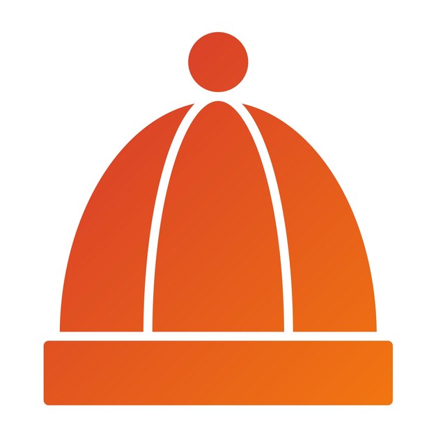 Diseño vectorial Estilo del icono de Beanie