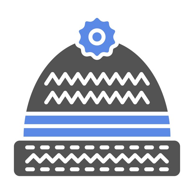 Diseño vectorial Estilo del icono de Beanie