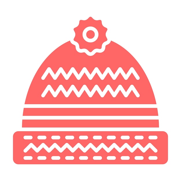 Diseño vectorial Estilo del icono de Beanie