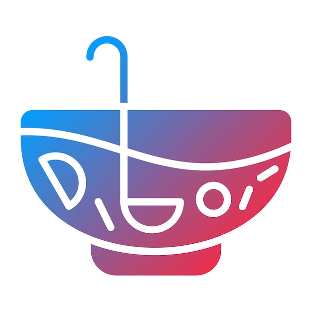 Diseño vectorial Estilo del icono de la bebida Punch