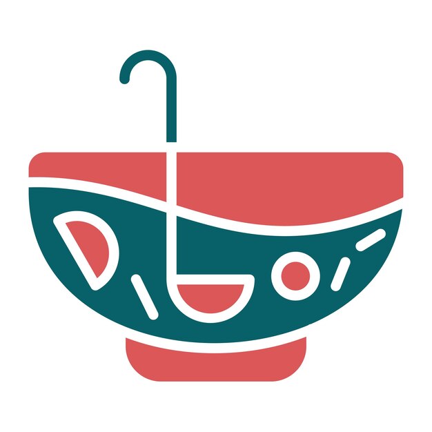 Diseño vectorial Estilo del icono de la bebida Punch