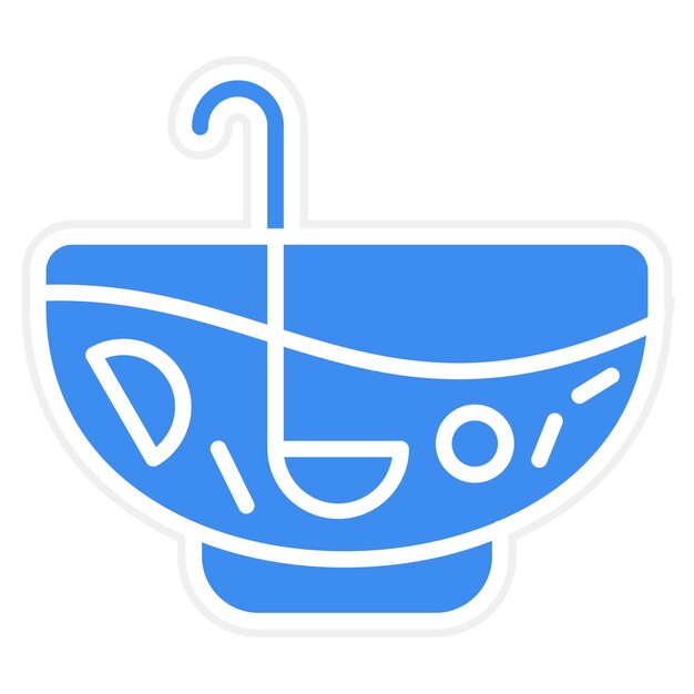 Diseño vectorial Estilo del icono de la bebida Punch