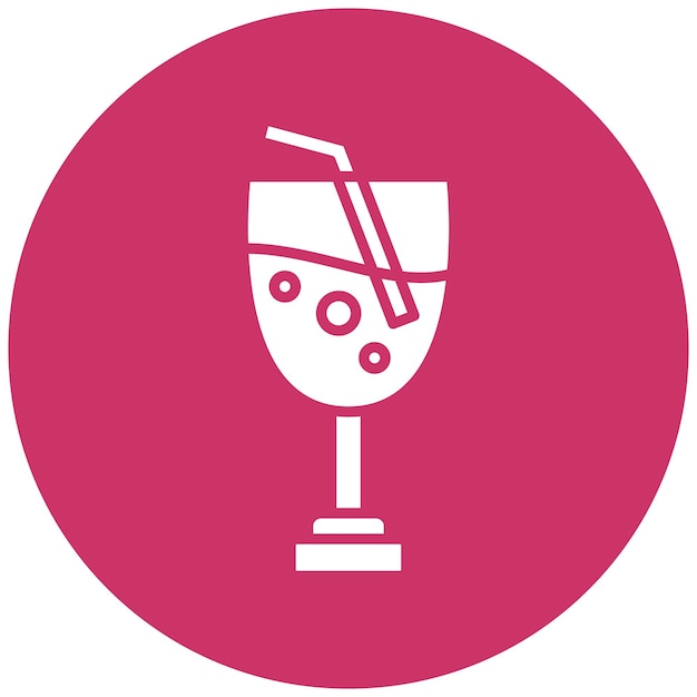 Diseño vectorial Estilo del icono de la bebida