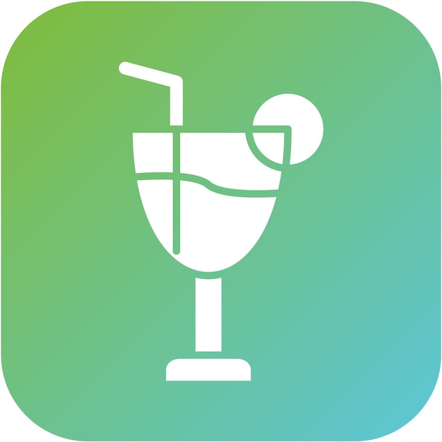 Diseño vectorial de estilo de icono de bebida