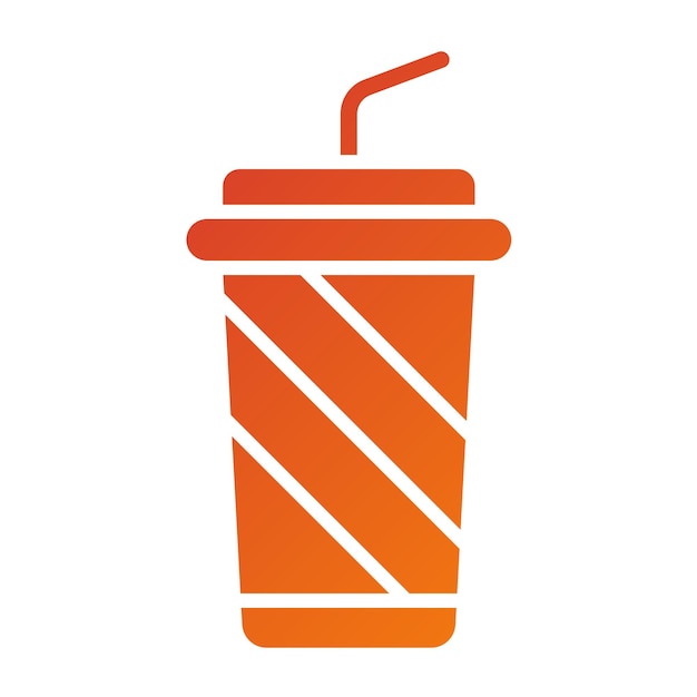 Diseño vectorial Estilo del icono de la bebida