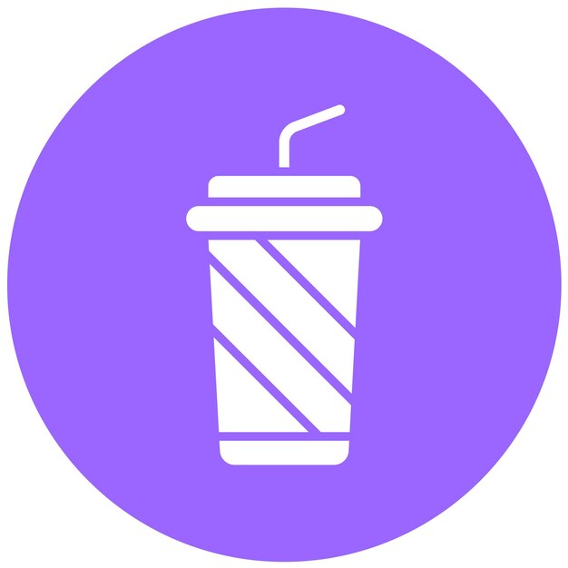 Diseño vectorial Estilo del icono de la bebida