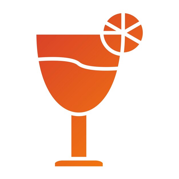 Diseño vectorial Estilo del icono de la bebida