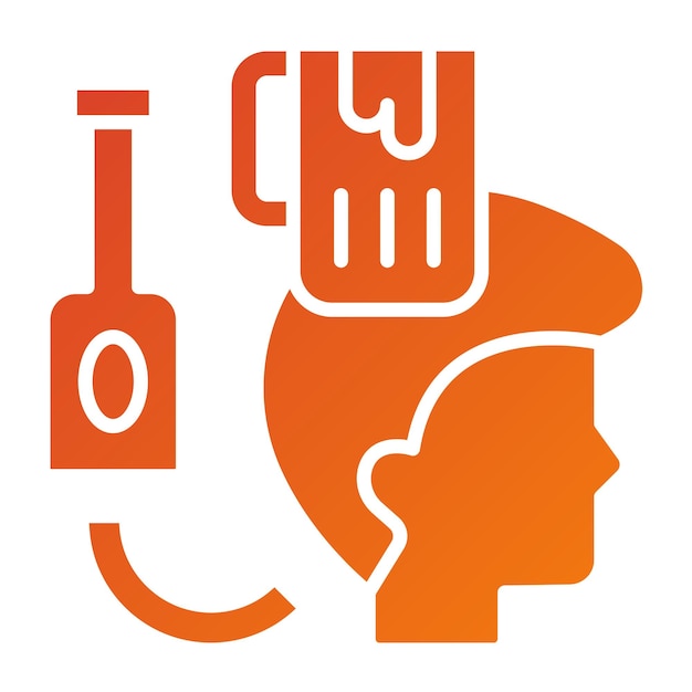 Diseño vectorial Estilo del icono de bebida