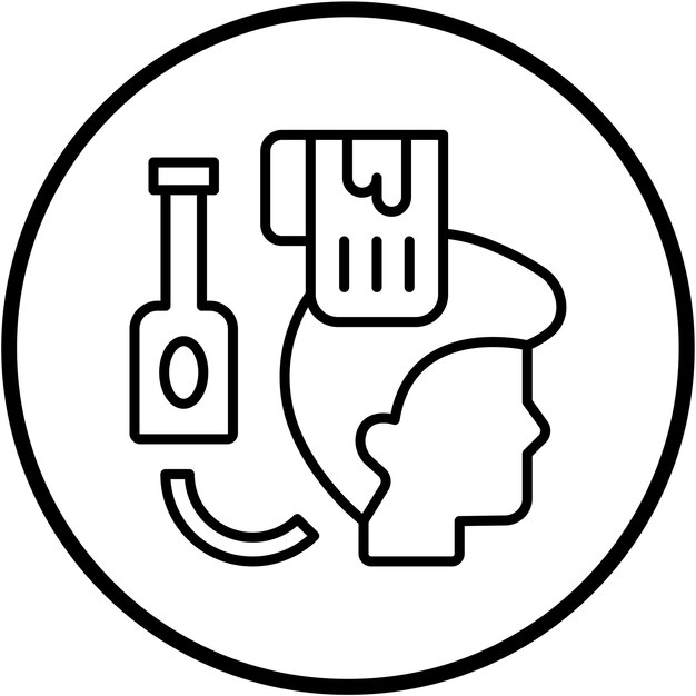 Diseño vectorial Estilo del icono de bebida