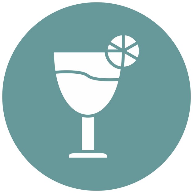 Diseño vectorial Estilo del icono de la bebida