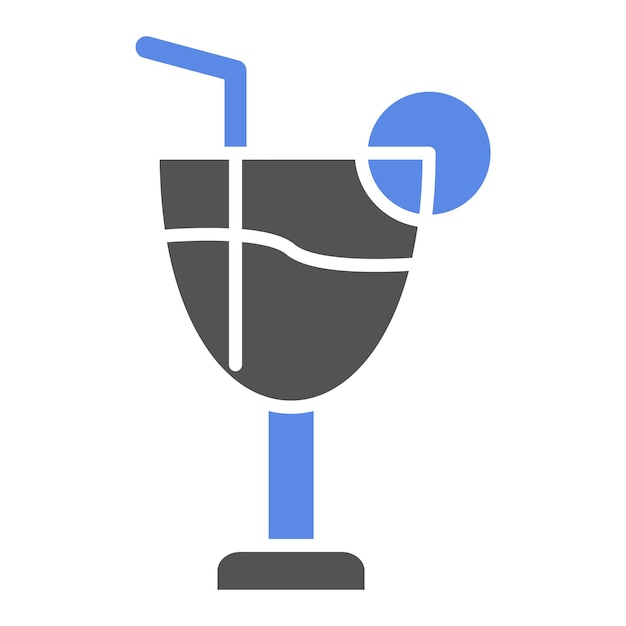 Diseño vectorial de estilo de icono de bebida