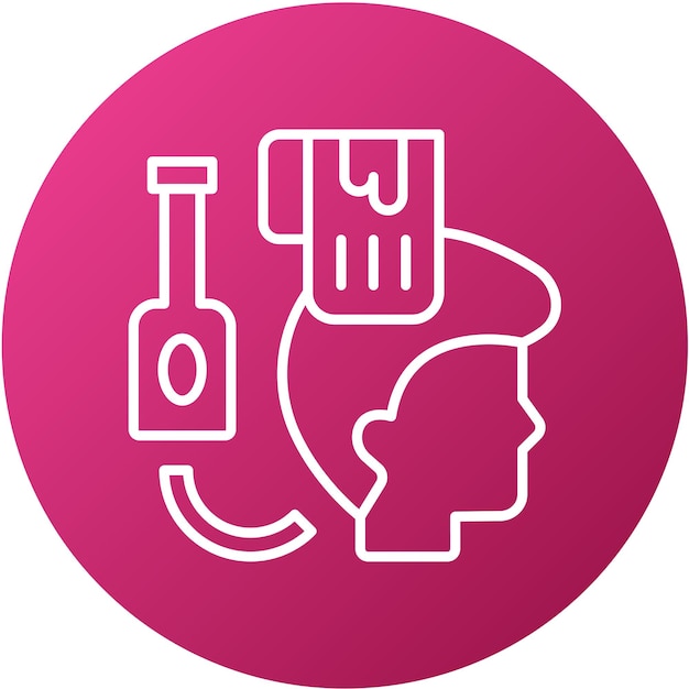 Diseño vectorial Estilo del icono de bebida