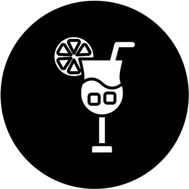 Diseño vectorial Estilo del icono de la bebida