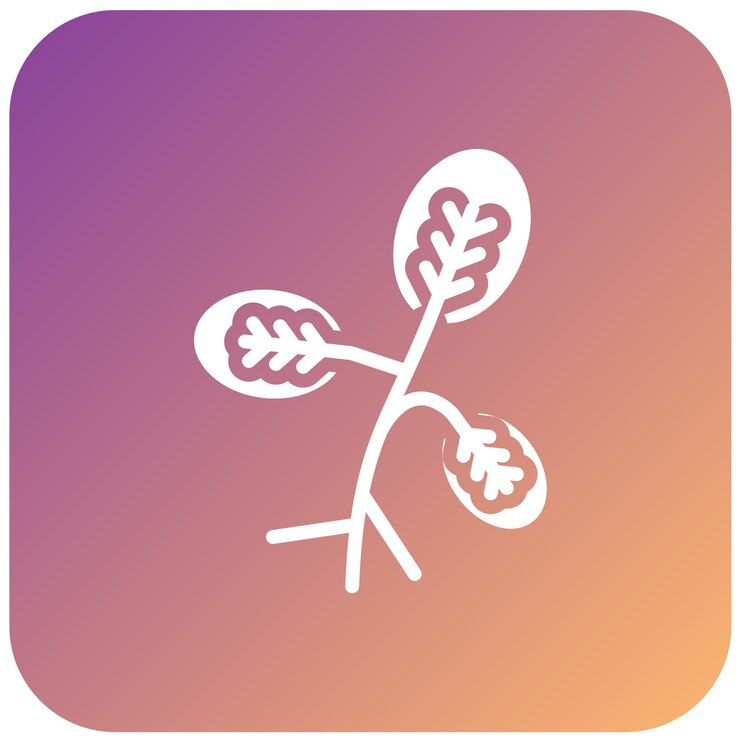 Vector diseño vectorial estilo del icono del berro