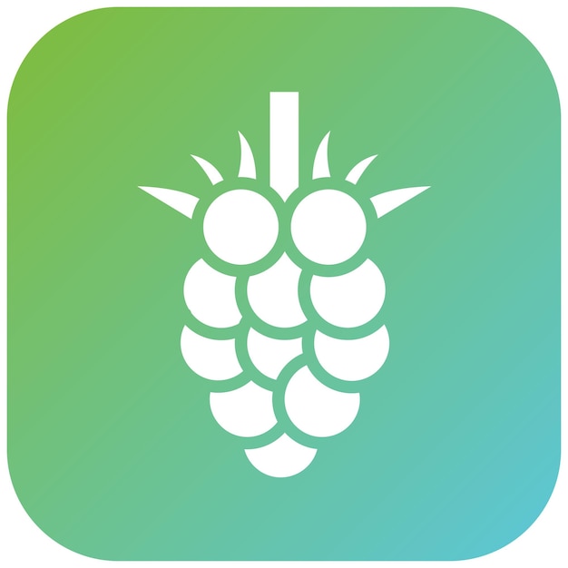 Diseño vectorial Estilo del icono de Berry Burst