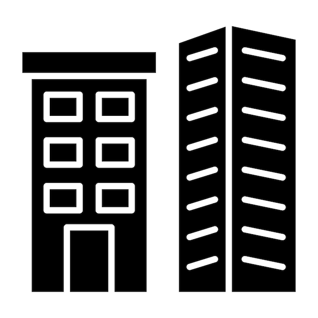 Diseño vectorial Estilo de icono de bienes raíces