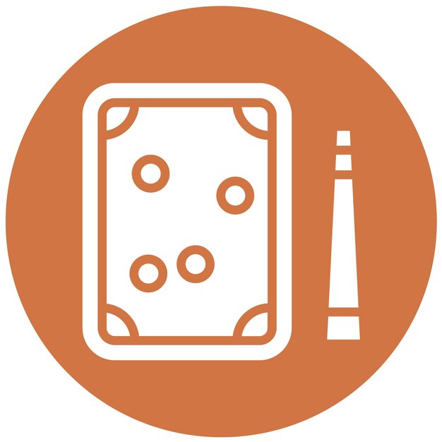 Diseño vectorial de estilo de icono de billar