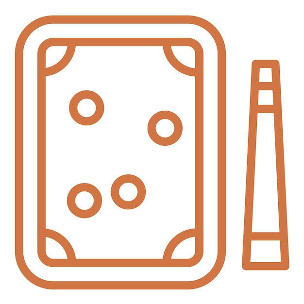 Diseño vectorial de estilo de icono de billar