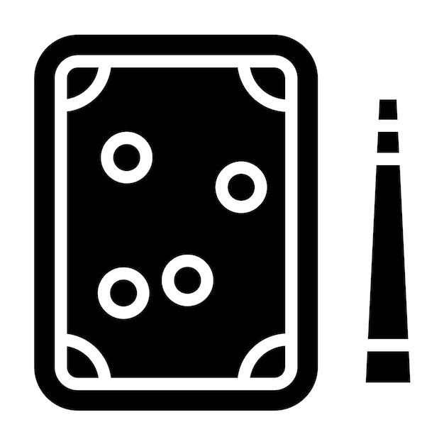 Diseño vectorial de estilo de icono de billar