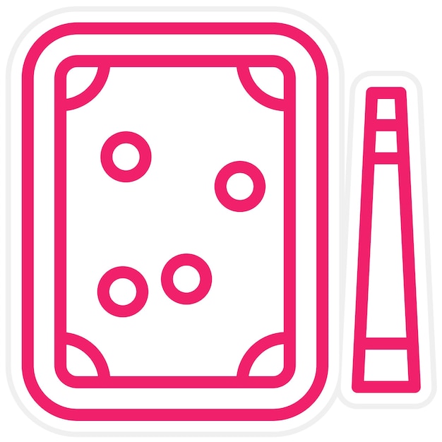 Diseño vectorial de estilo de icono de billar