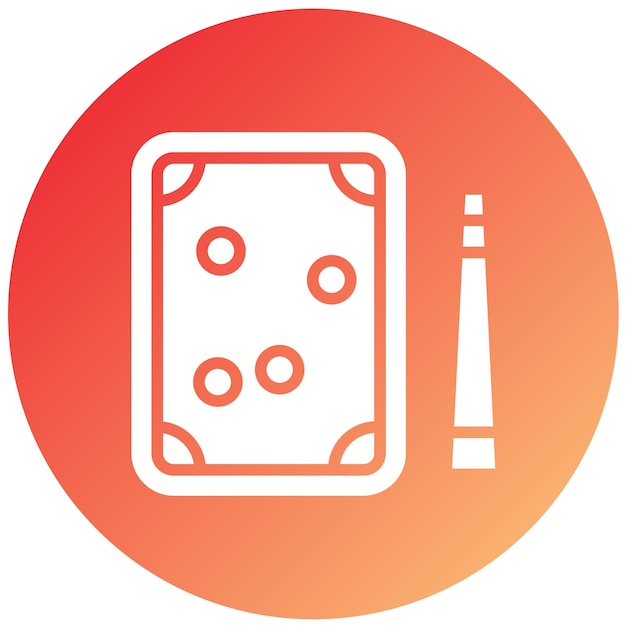 Diseño vectorial de estilo de icono de billar