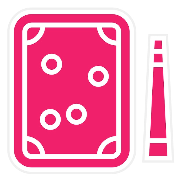 Diseño vectorial de estilo de icono de billar