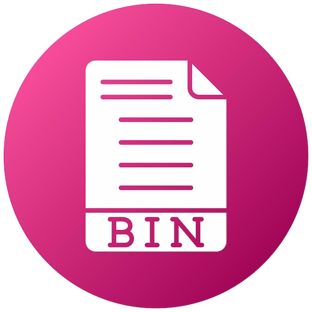 Diseño vectorial Estilo del icono BIN