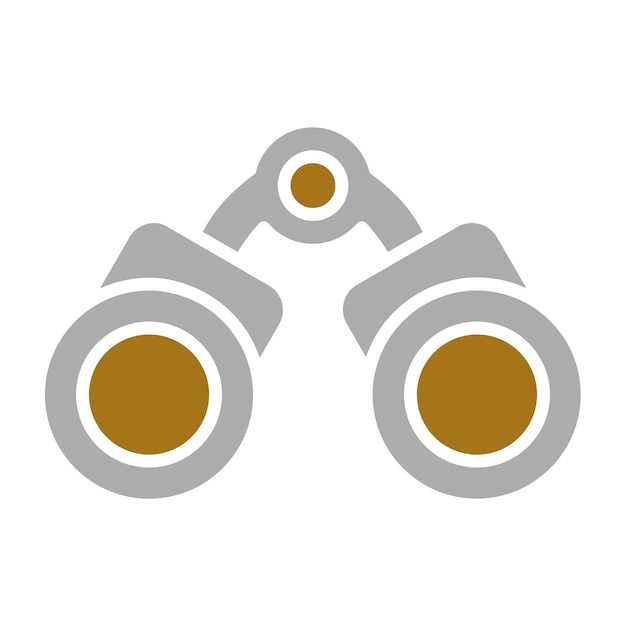 Diseño vectorial Estilo de icono binocular