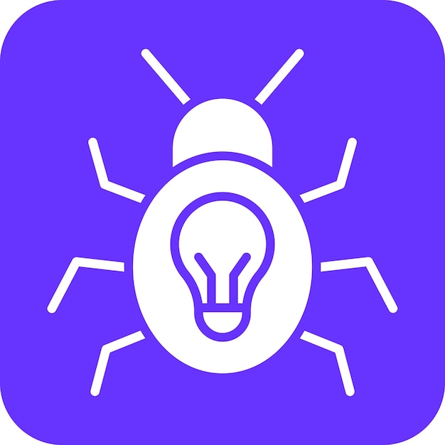 Diseño vectorial Estilo del icono de bioluminescencia