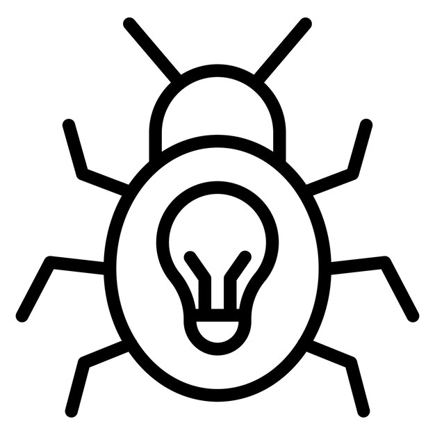 Diseño vectorial Estilo del icono de bioluminescencia