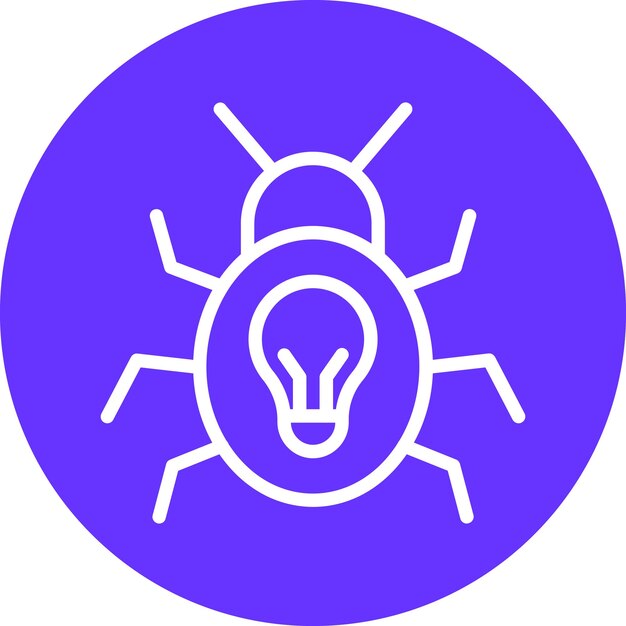 Diseño vectorial Estilo del icono de bioluminescencia