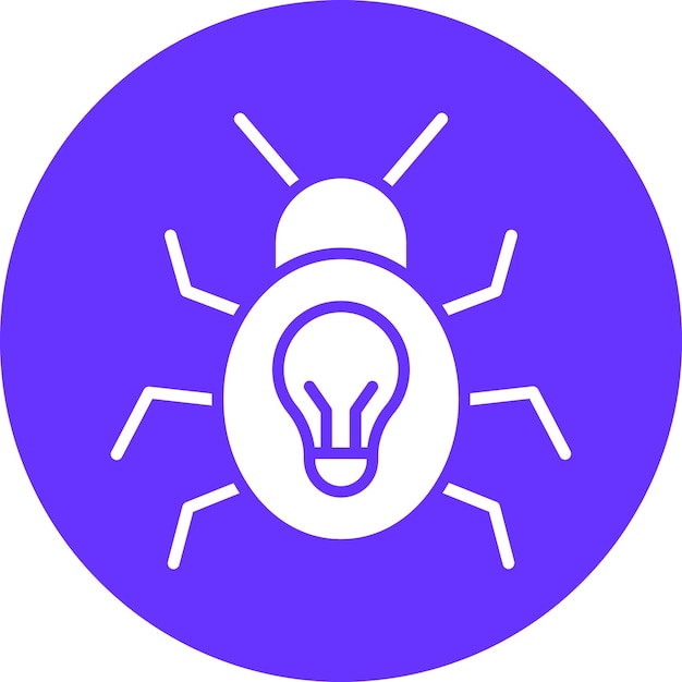 Diseño vectorial Estilo del icono de bioluminescencia