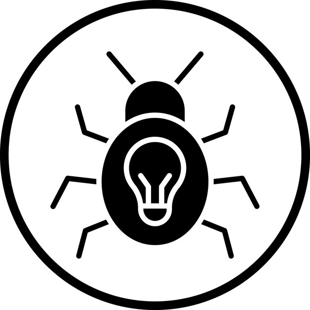 Diseño vectorial Estilo del icono de bioluminescencia