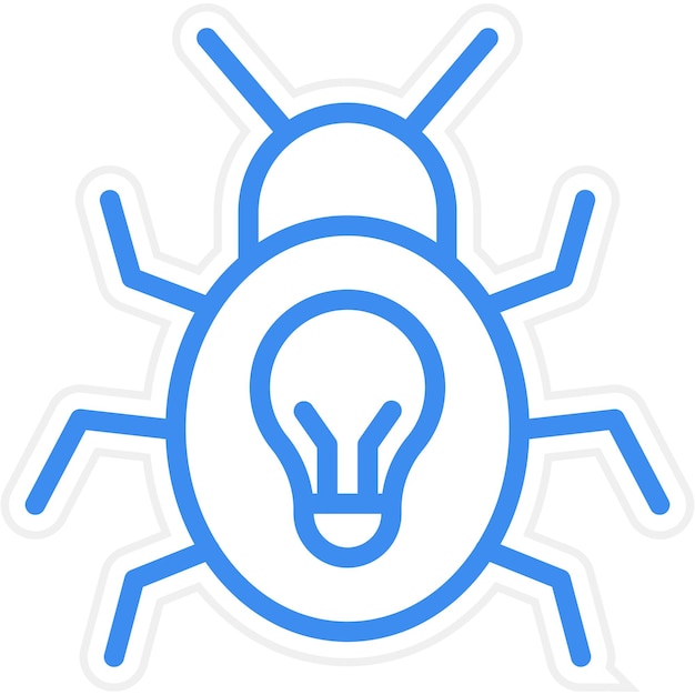 Diseño vectorial Estilo del icono de bioluminescencia