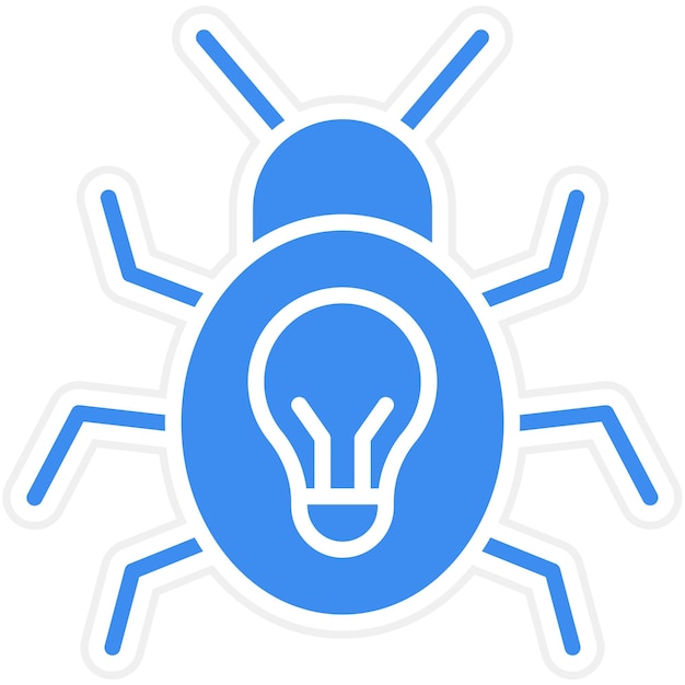Diseño vectorial Estilo del icono de bioluminescencia