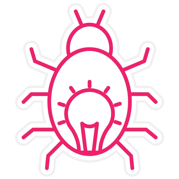 Diseño vectorial Estilo del icono de bioluminescencia
