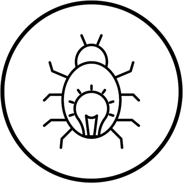 Diseño vectorial Estilo del icono de bioluminescencia