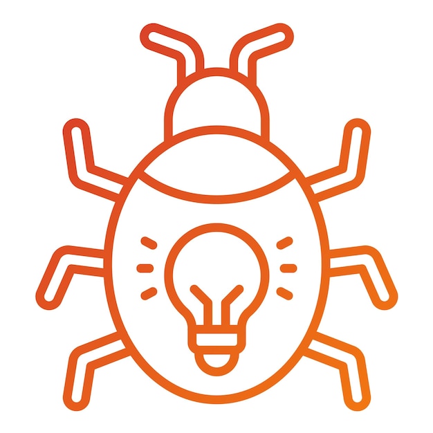 Diseño vectorial Estilo del icono de bioluminescencia