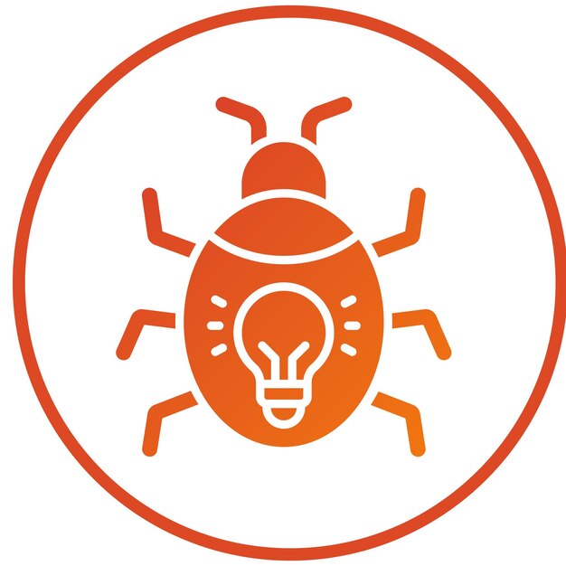 Diseño vectorial Estilo del icono de bioluminescencia