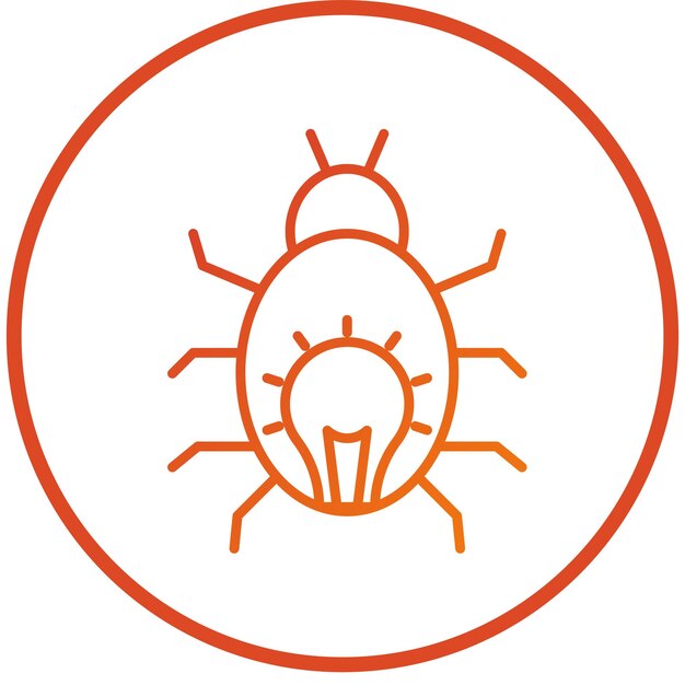 Diseño vectorial Estilo del icono de bioluminescencia