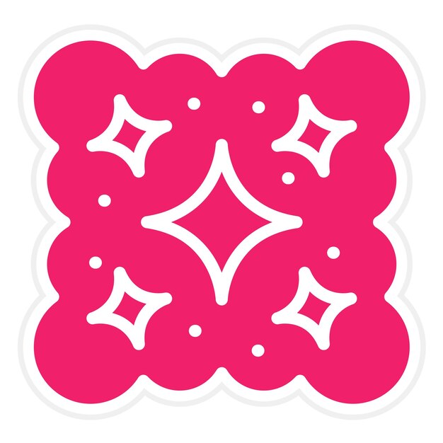 Diseño vectorial Estilo de icono Bling