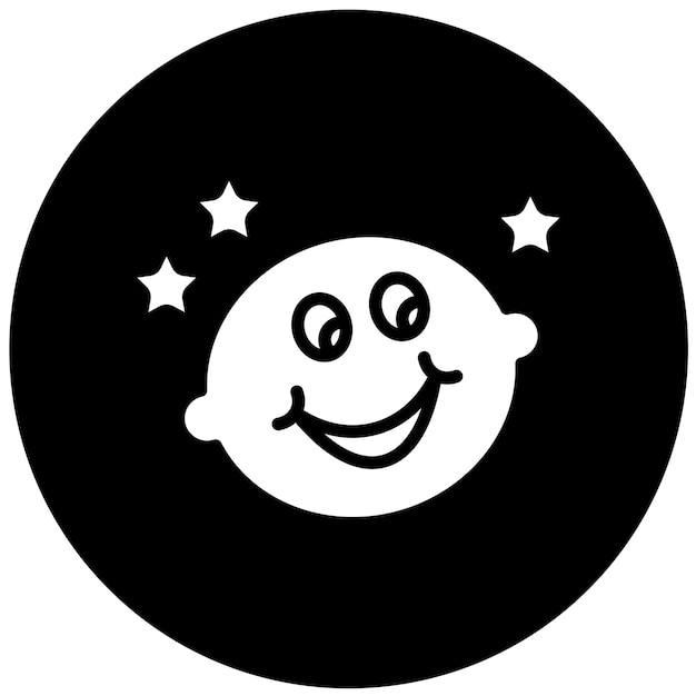 Diseño vectorial Estilo de icono de Blissful Zest