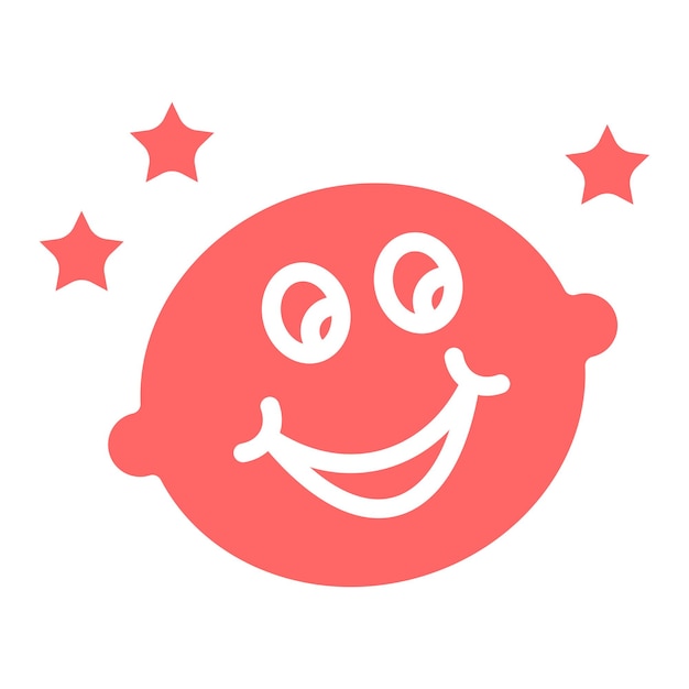 Diseño vectorial Estilo de icono de Blissful Zest