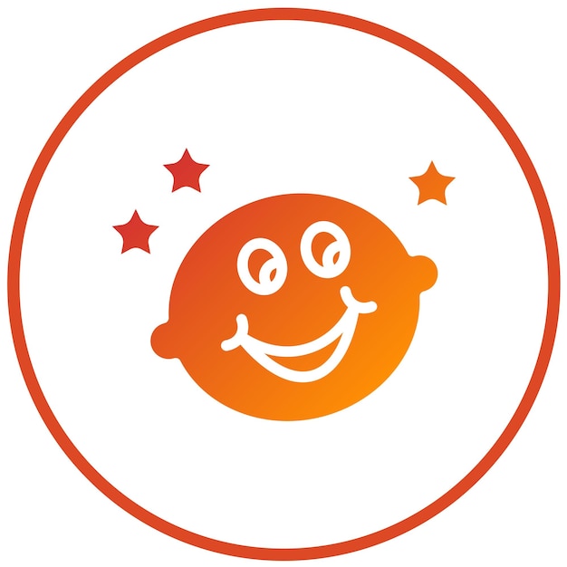 Diseño vectorial Estilo de icono de Blissful Zest