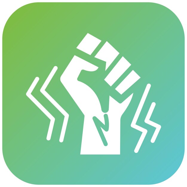 Diseño vectorial estilo de icono Blm